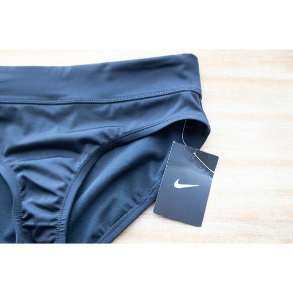 Nike NWT Ladies High Waisted Black Swim Bikini Bottoms - Picture 4 of 7